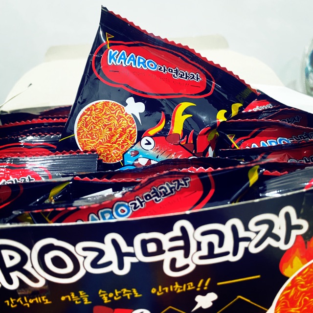 

Mie kremes KAARO HOT & Shogun rasa ayam