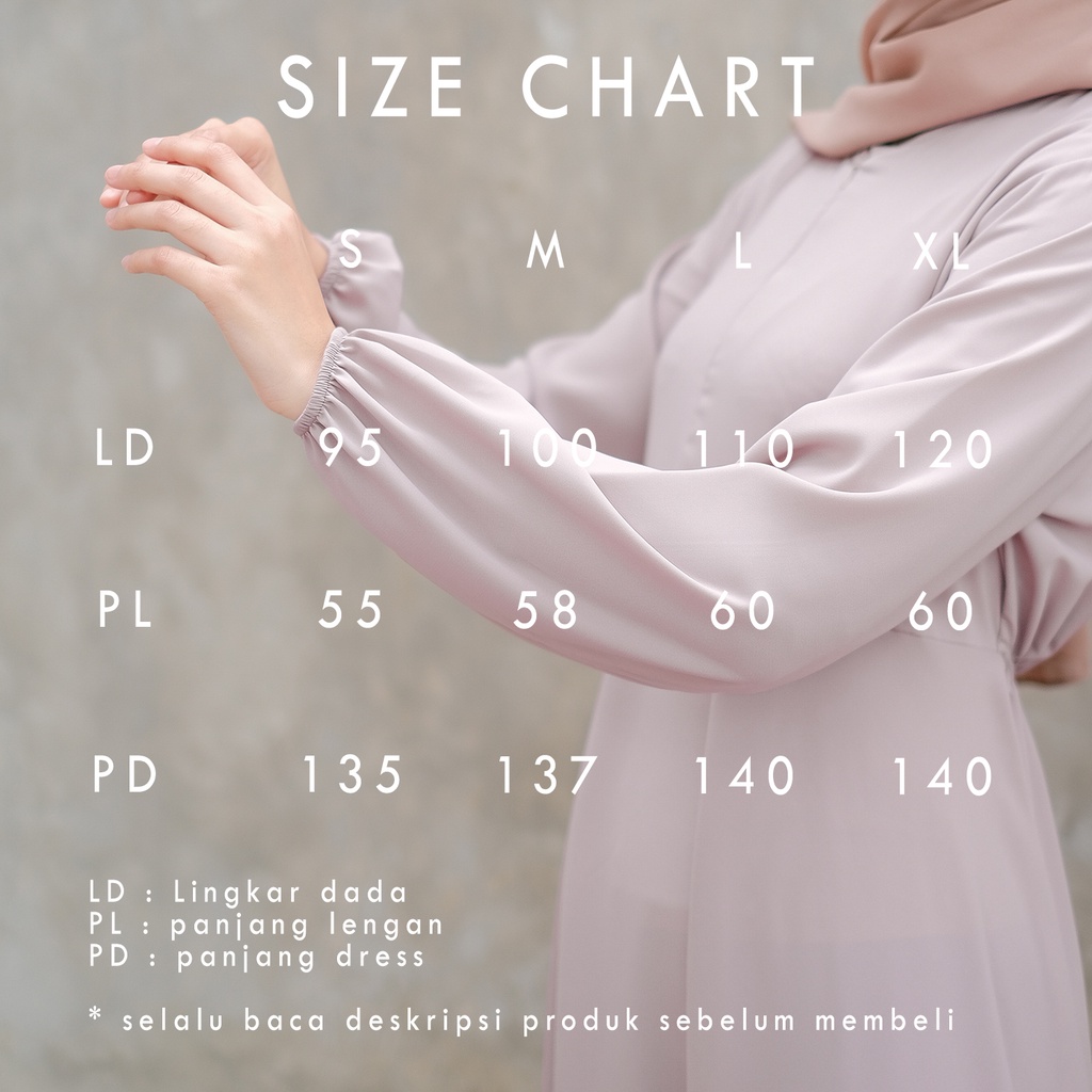 ALANA DRESS PART 1 (SIZE S-M) ADA SIZE JUMBO XL XXL