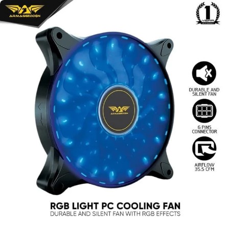 Fan Armaggeddon Neuron Galaxy SFX RGB Light PC Cooling Fan