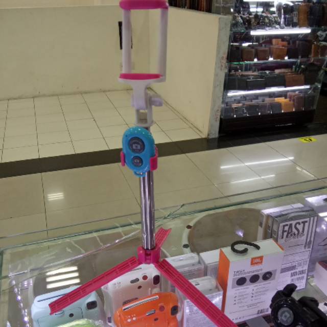 Tripod Selfie Stick Phone Holder Monopod with Bluetooth Wireless Remot