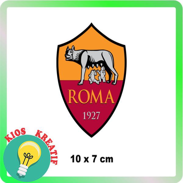 

Terlaris Stiker AS ROMA cutting sticker 10 x 7 cm