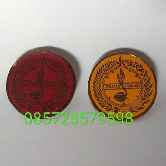 TATOP FIBER PI / MERAH / KUNING / TANDA TOPI PI / PIN BONI