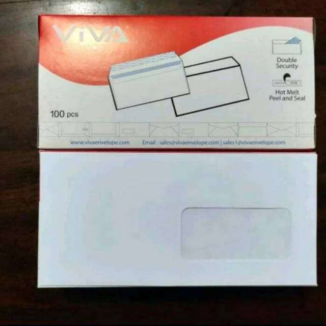 

Amplop Jendela Kanan Merk Viva