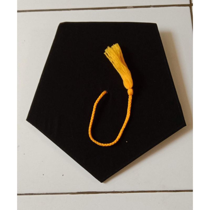 Topi Toga Wisuda Bisa CUSTOM Warna size Balita, TK/PAUD, SD-Dewasa/D1 | Toga Wisuda | Topi Sarjana