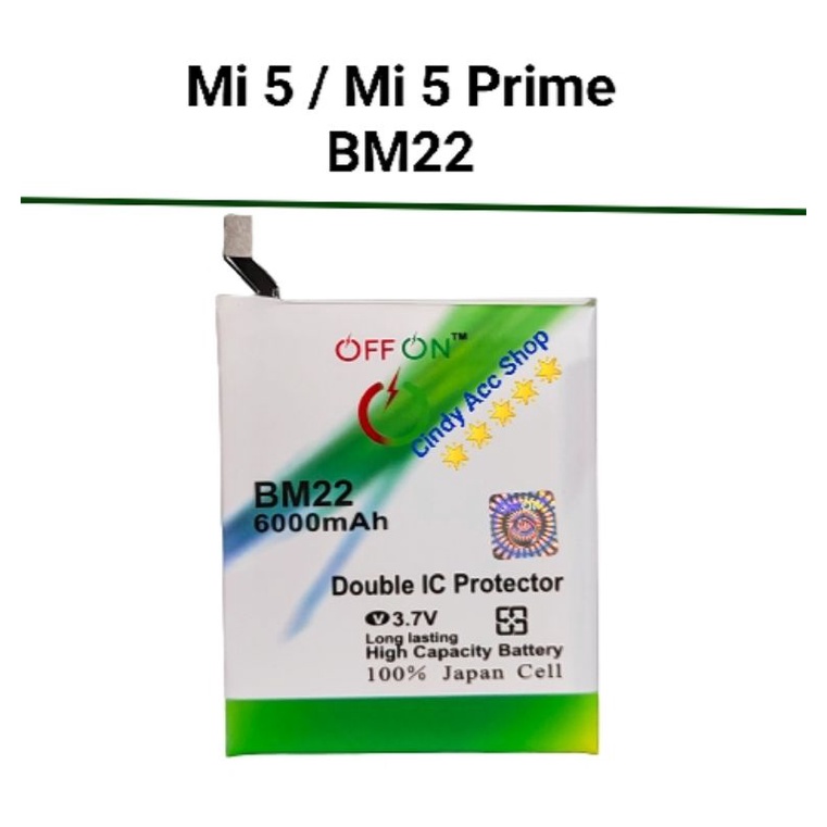 Baterai Mi5 Mi 5 Mi5 Prime BM22 Battery Batre Double Power