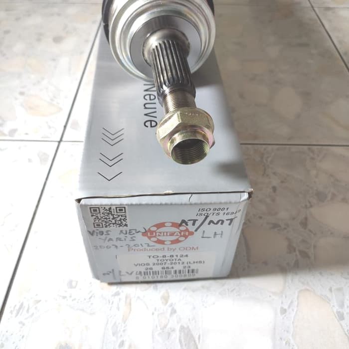 AS RODA CV JOINT ASSY MATIC MANUAL KIRI NEW YARIS T0-8-8124 UNIFAR