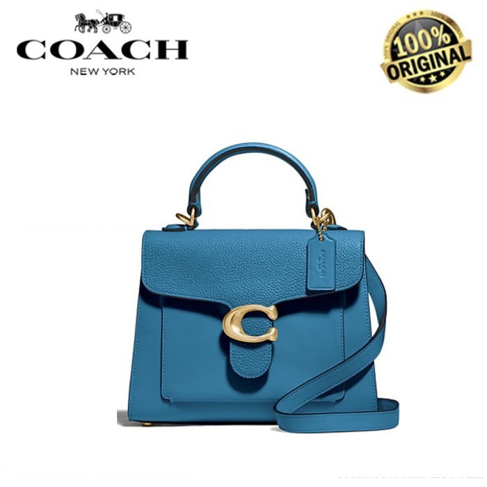 coach tabby top handle 20 blue