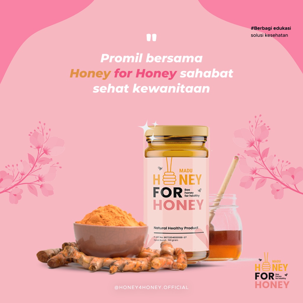 

HONEY FOR HONEY MADU KEWANITAAN PEREDA HAID MEMPERLANCAR PROMIL