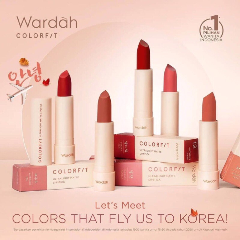 Image of WARDAH Colorfit Ultralight Matte lipstik #0