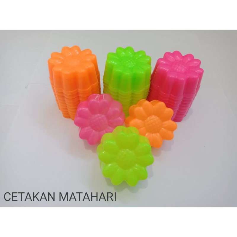 CETAKAN PUTU AYU BENTUK BUNGA MATAHARI