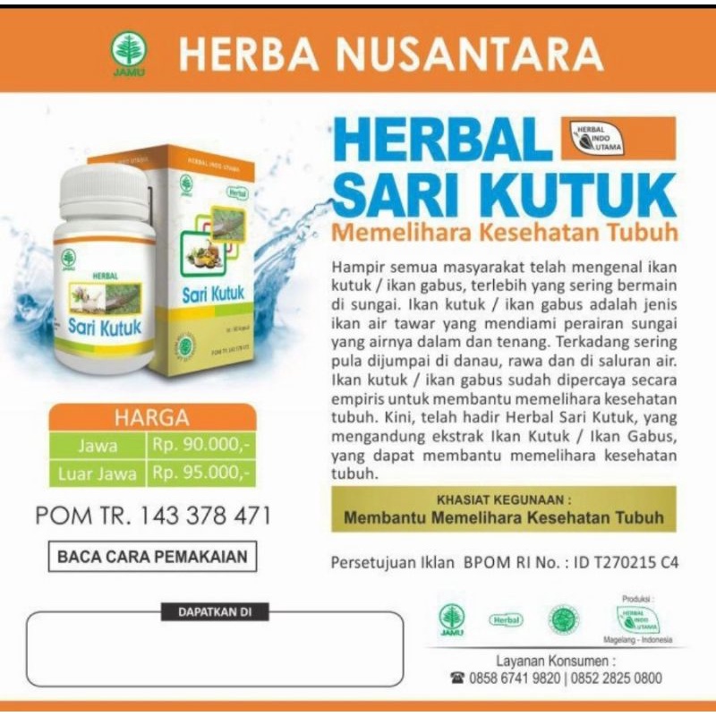 

Kapsul Herbal Dari Kutuk Dari Prodak HIU Original | Isi 60kpsl