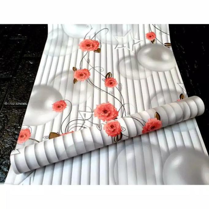 Star Wallpaper Stiker Dinding Motif Salur Gambar Bunga Terlaris