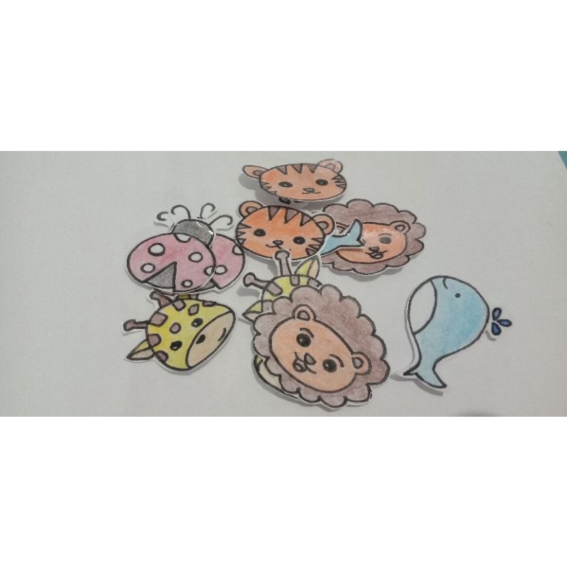 

[ANIMAL] Stiker handmade buatan tangan original bentuk hewan/binatang