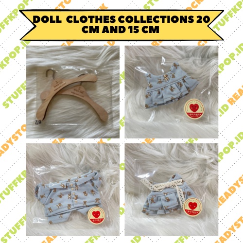 [stuffkpop.id] [READY STOCK] EXO DOLL CLOTHES (KOREAN IMPORT) DOLL DRESS, DOLL CLOTHES 20 CM, DOLL C