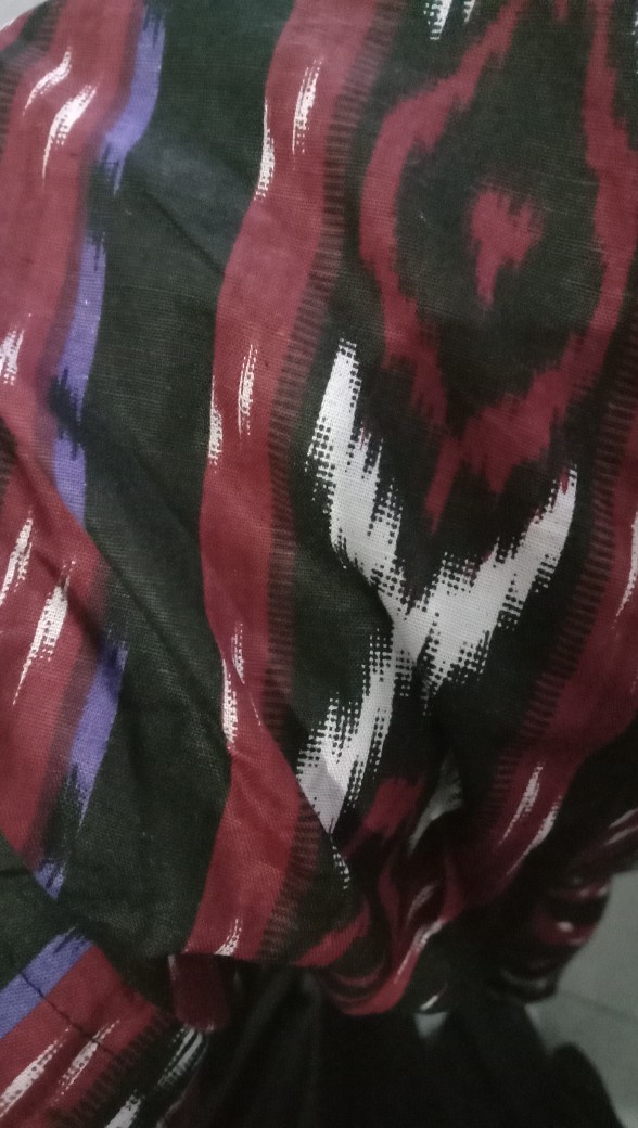 Vest Songket Katun Motif Tenun Batik Wanita Atasan Cewek Outer Modern Warna Seragam