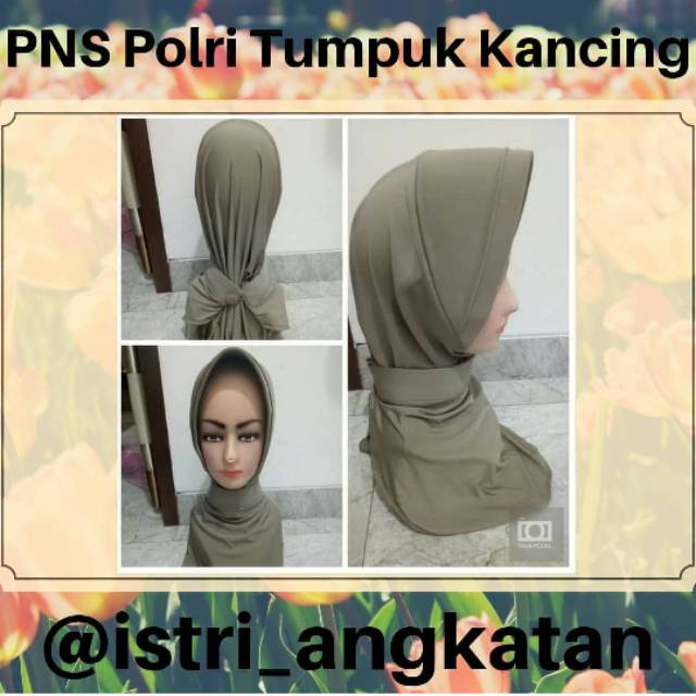 Jilbab PNS Polri Tumpuk Kancing