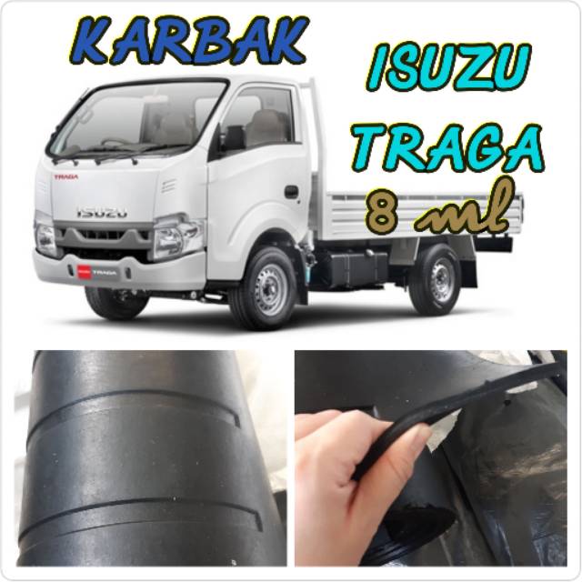 Karpet bak  mobil isuzu traga / alas bak traga tebal 8 ml