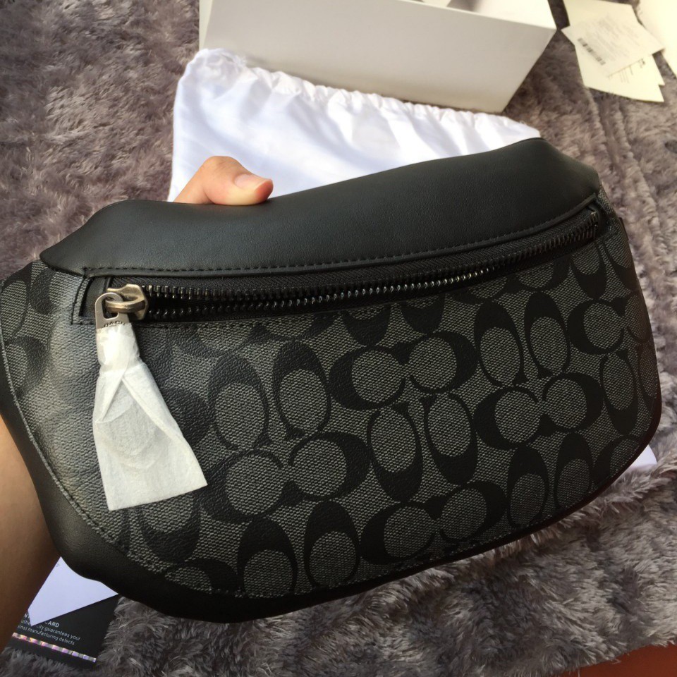 Coach Waistbag Signature Warren 100% ORIGINAL / Tas Selempang Coach Tas Pinggang Kulit