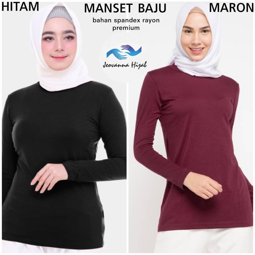  MANSET  KAOS BAJU  DALAMAN INNER DALAMAN BAJU  SIZE M L 