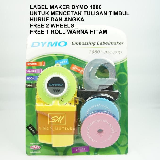 

[[BISA COD]] Dymo embossing label maker 1880 BERGARANSI Kode 1269