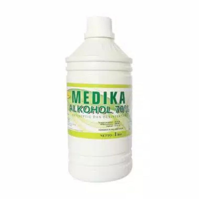 medika alcohol 70% seino alkohol 70% antiseptik 70% alkohol 96% 1000ml 1 liter