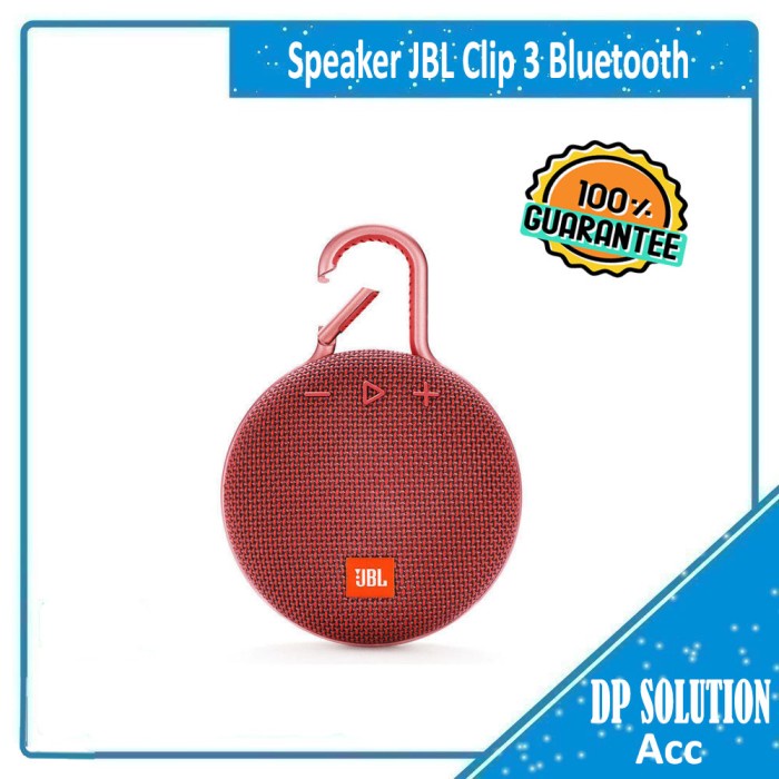 Speaker Jbl - Jbl Clip 3 Speaker Bluetooth Original