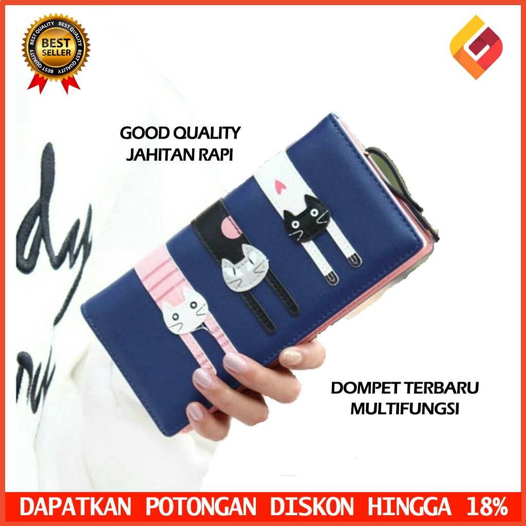  Dompet  Wanita  Dompet  Lipat COD Sale Promo Murah Distro 