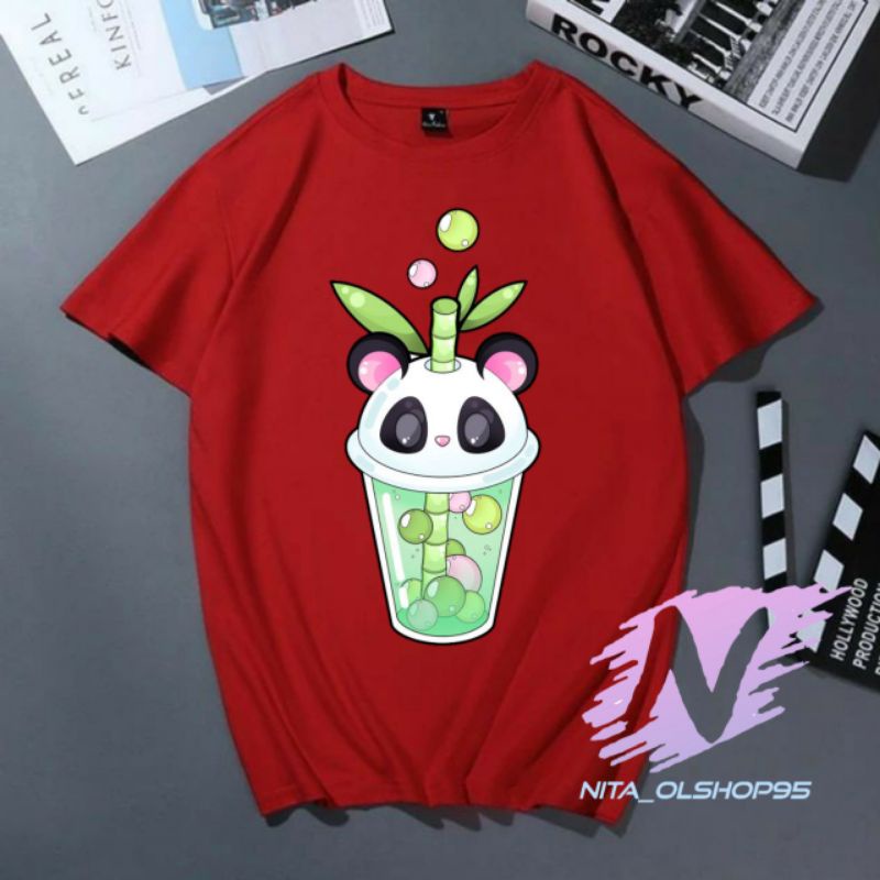 kaos anak animasi Boba panda