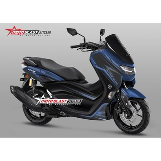 Decal stiker  Yamaha New Nmax  2021 Blue Super Carbon Non 