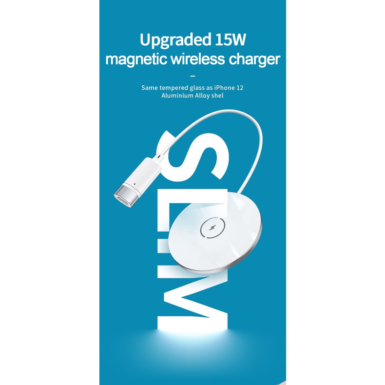 BESTE MAGNETIC ULTRATHIN WIRELESS CHARGER FAST CHARGING 15W