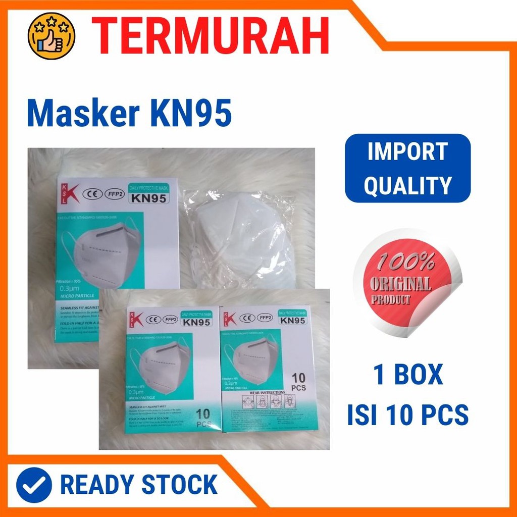 Distributor Masker KN95 surabaya ,Terbaik 1 box isi 10 pcs