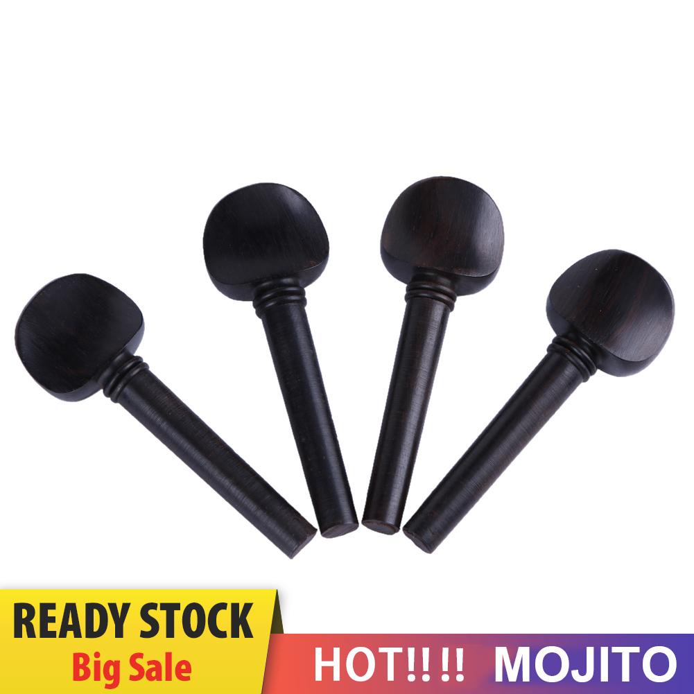 4pcs Tuning Peg Biola Bahan Ebony