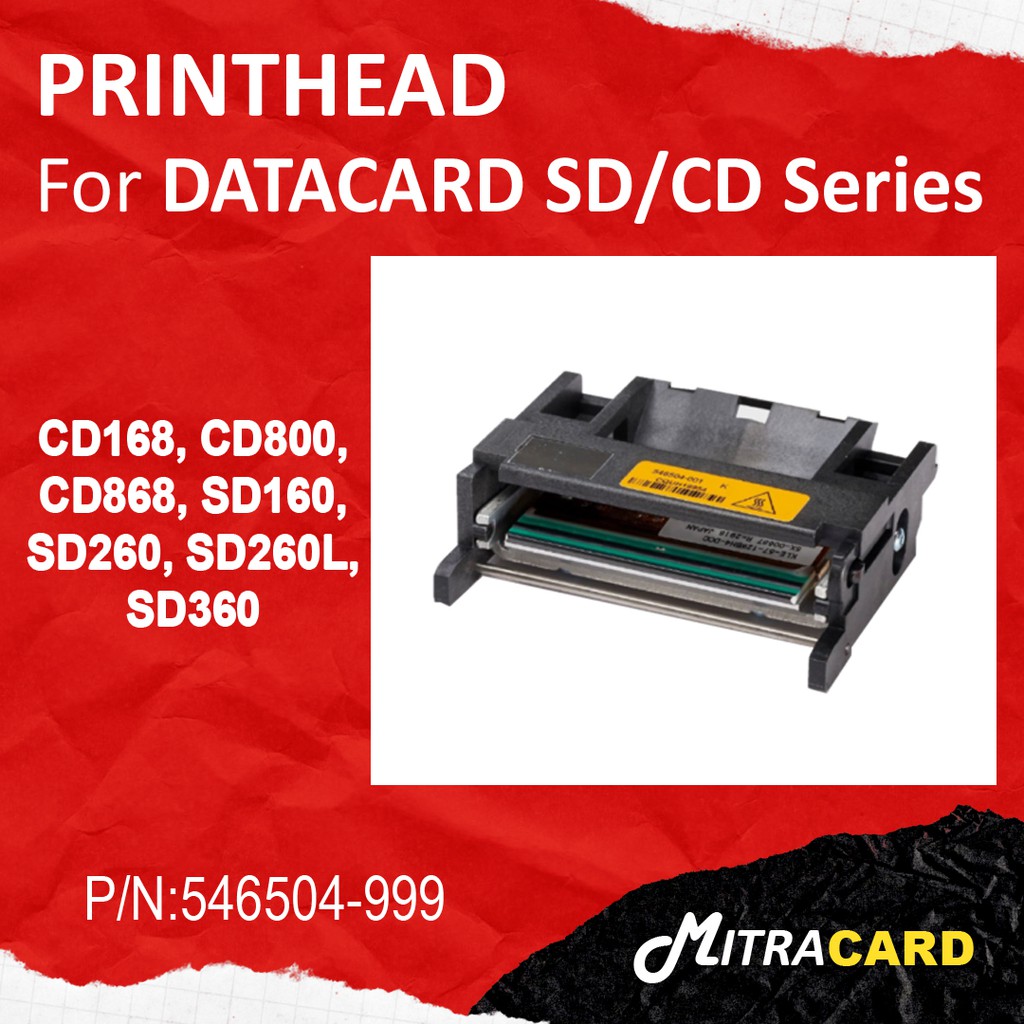 

Datacard Print Head For SD160/SD260/SD360/CD800 P/N:546504-999