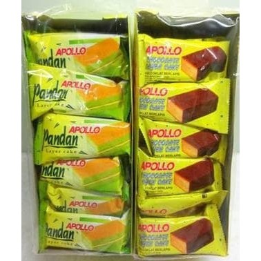 

APOLLO CAKE PANDAN ISI 24 pcs