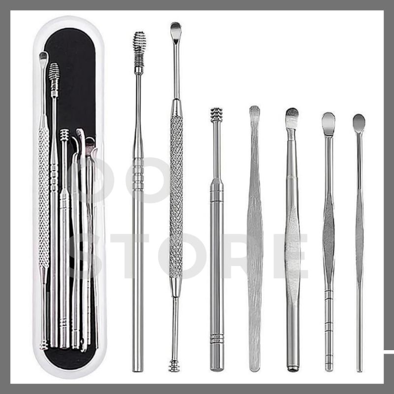 Pembersih Telingan Korek Kuping Set 7 pcs 6 pcs Ear Wax Picker