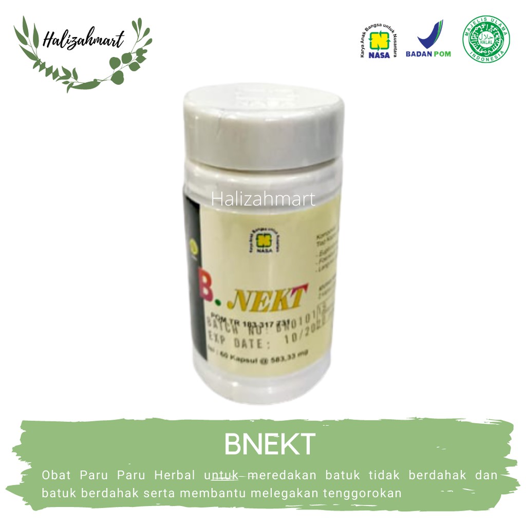 [COD] BNEKT Obat Paru Paru Herbal - Obat Sesak Nafas - Asli 100% Original NASA BPOM
