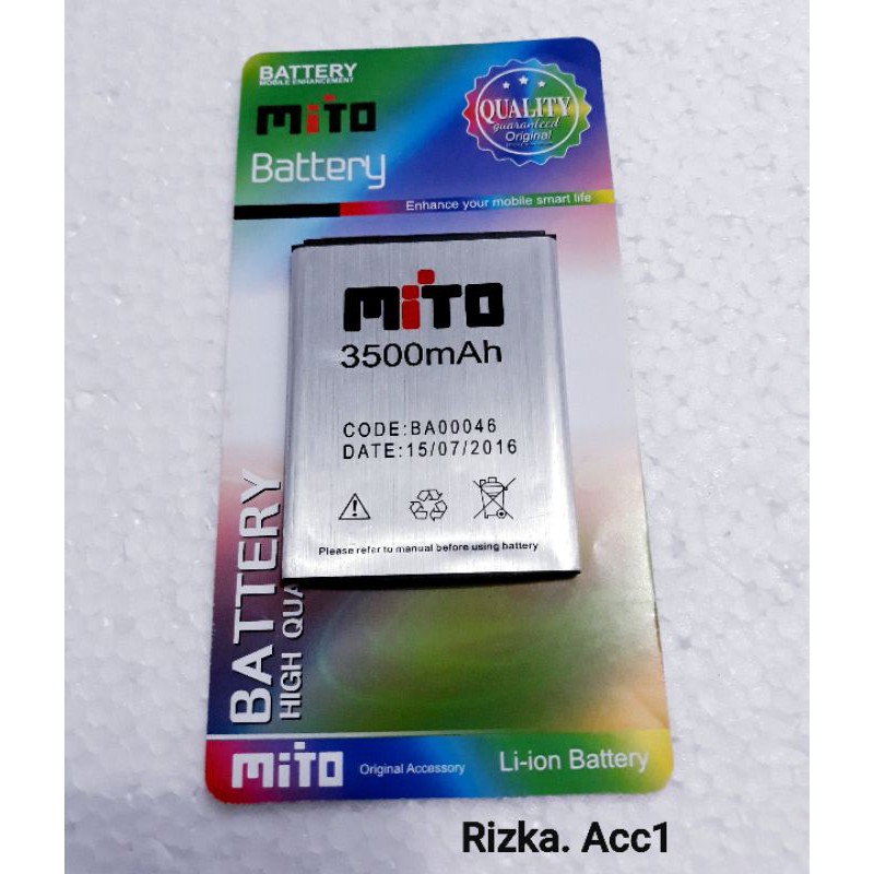 Baterai Batre Mito Fantasy A50 BA00046 Original Battery Hp