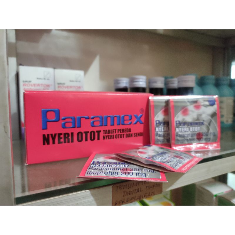 PARAMEX NYERI OTOT 1 STRIP 4 TABLET