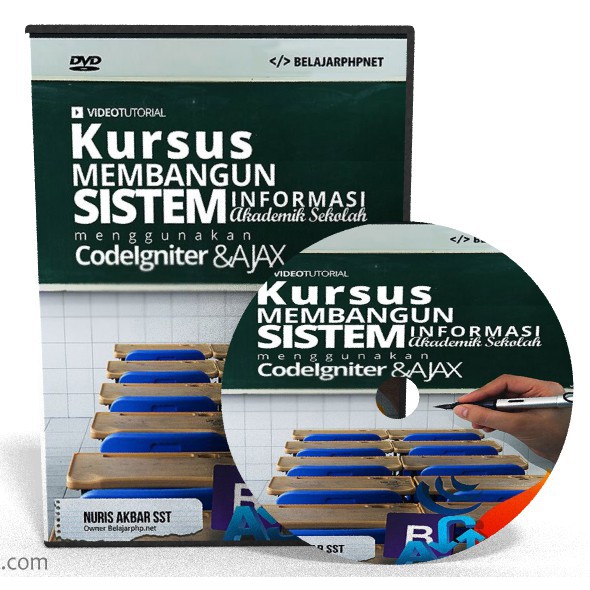 DVD Tutorial Membangun Sistem Informasi Akademik Dengan Codeigniter Dan Ajax