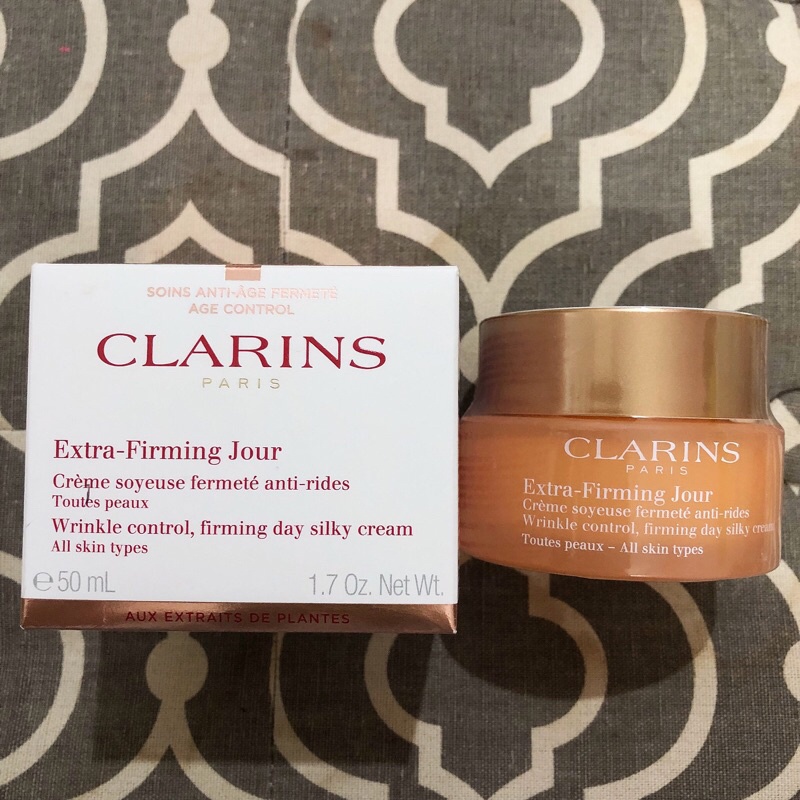 CLARINS EXTRA FIRMING JOUR MOISTURIZER SKINCARE ORIGINAL BARU MASIH SEGEL PRELOVED