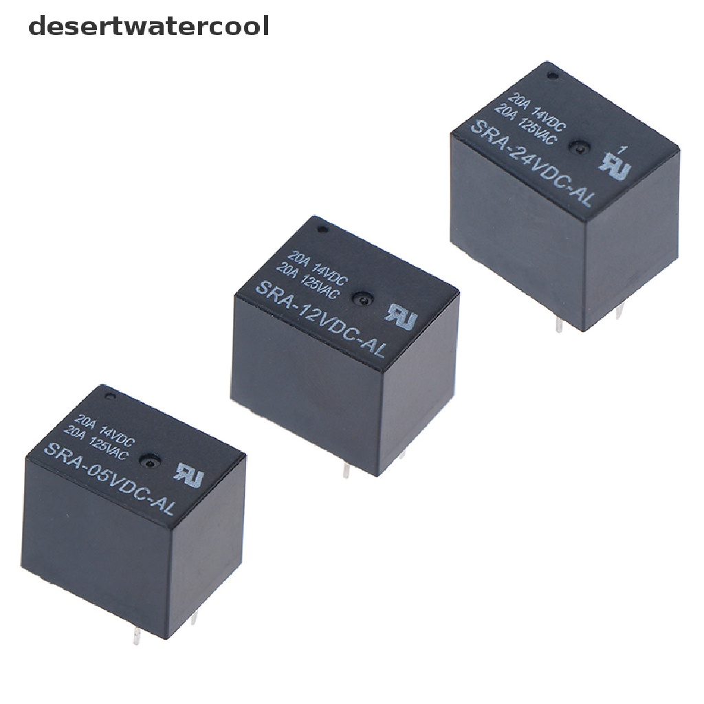 Deid Sra-05Vdc-Al Sra-12Vdc-Al Sra-24Vdc-Al 5v 12v 24v 20a T74 4pin Relay