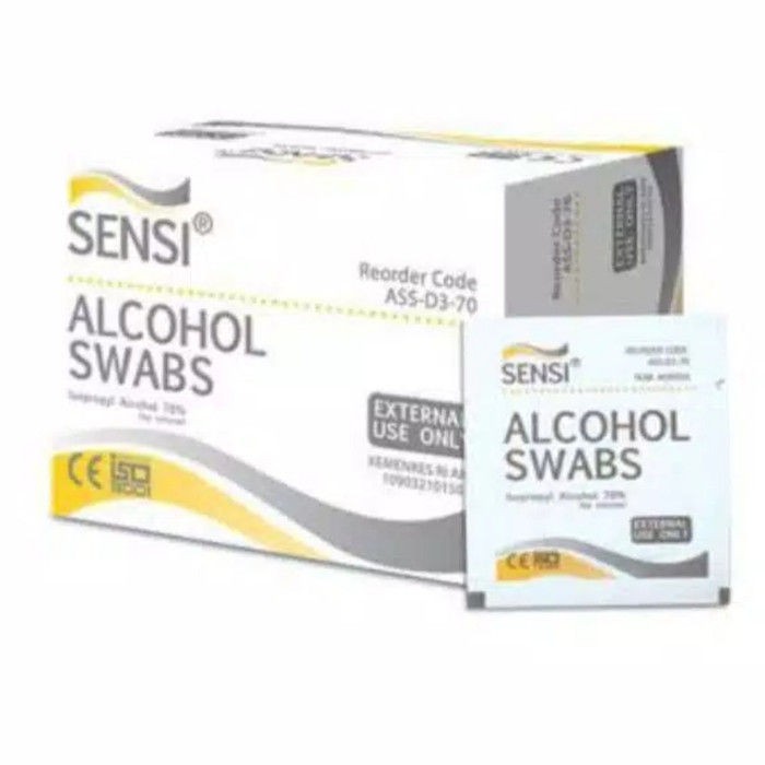 Sensi Alcohol Swabs Tisu Alkohol Steril