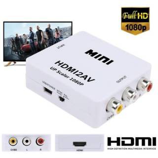 [BISA COD] HDMI TO AV / MINI BOX HDMI2AV / ANYCAST RCA CONVERTER ADAPTOR / HDMI2AV