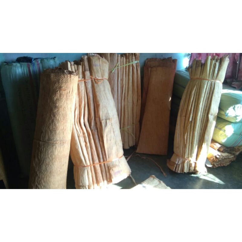 kulit kayu lantung gratis ongkir utk minimal belanja 100 lembar