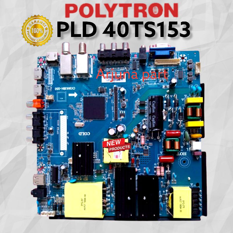 MAINBOARD TV POLYTRON PLD 40TS153 / MB POLYTRON PLD 40TS153 / MOTHERBOARD / MOBO POLYTON / MOBO /MOD