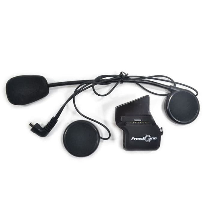 Unique Clamp   Speaker Mic Kit FreedConn T REX untuk Helm Half Face