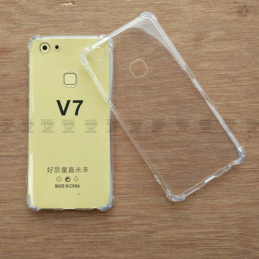 Case TPU Anti Crack Vivo V7 Y79 Ultrathin Anti Pecah Benturan Anticrack Ultra Thin Fuze Transparan