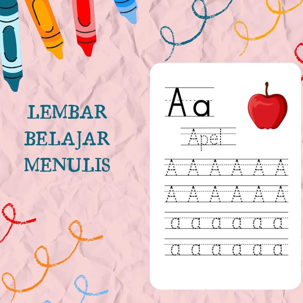 

Lembar Belajar Menulis Huruf | Lembar Belajar PAUD | Lembar Belajar TK | Belajar Menulis Untuk Anak-Anak