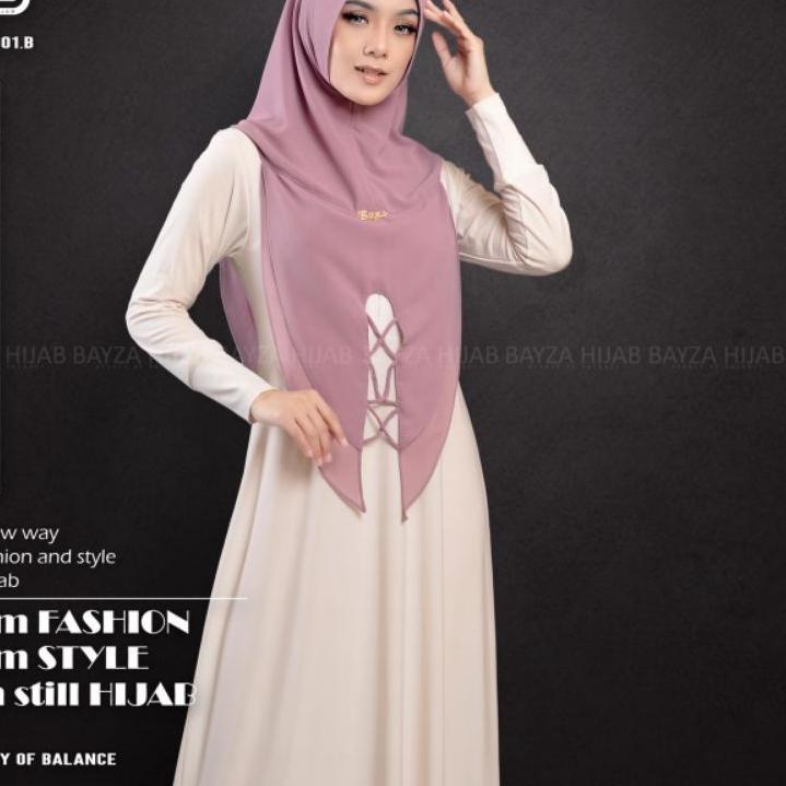 Paling Sesuai.. Hijab Instan BZ-001 Original Bayza Hijab