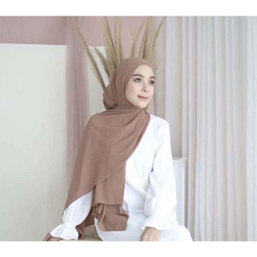 Pashmina Ceruty Babydoll Premium / Pashmina / Hijab Pashmina / Jilbab Pashmina / Pashmina ceruti -mw